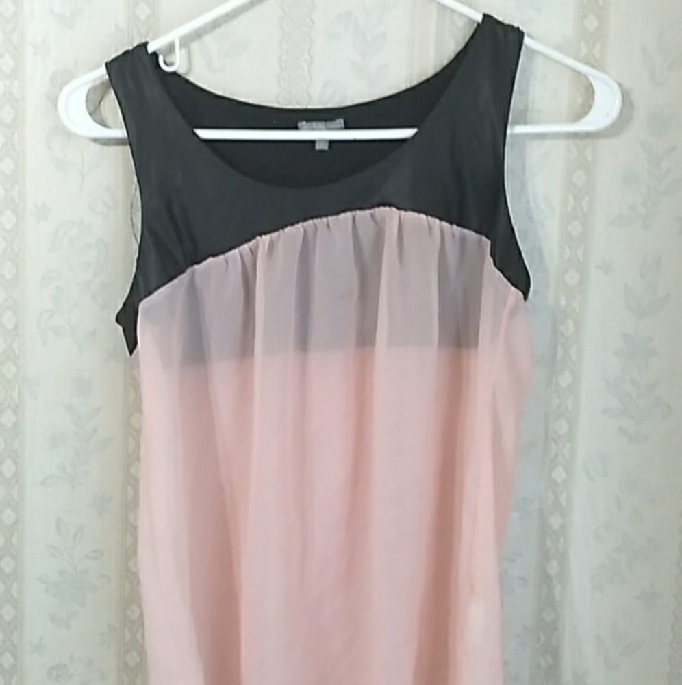 Pink and Black Bikini Coverup